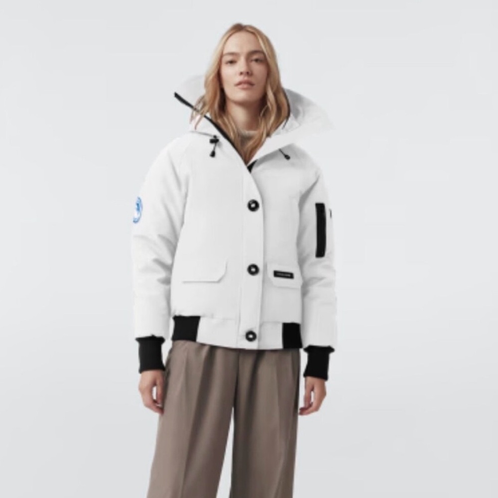 Canada Goose Women's White Ski Jacket